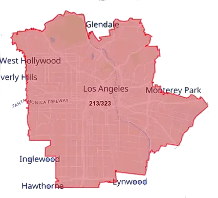 213 area code