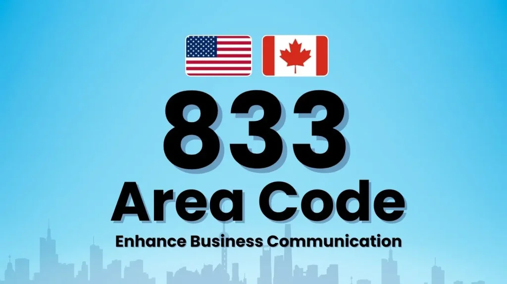 833 area code