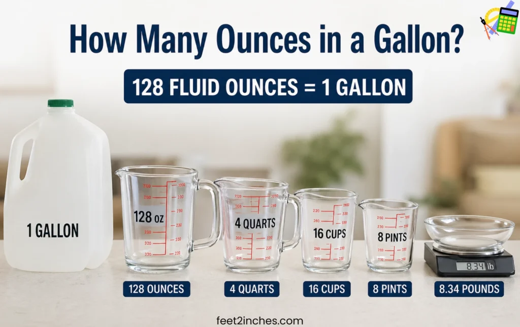 how many quarts in a gallon