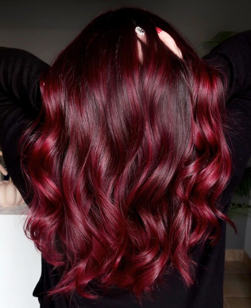 red hair dye