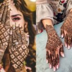 easy modern back hand mehndi design