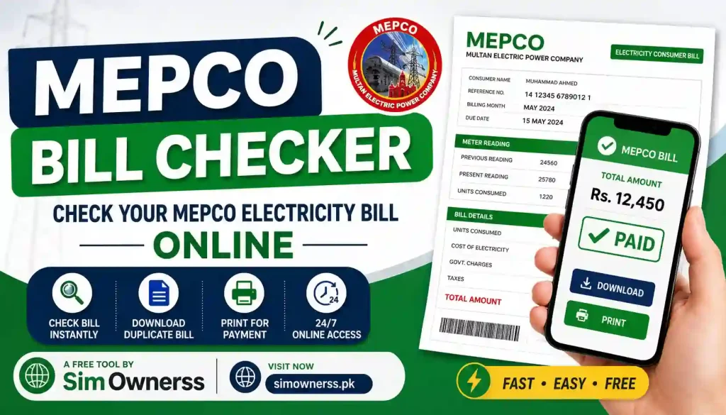 mepco bill check