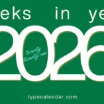 how many weeks in a year