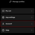 how to change netflix password