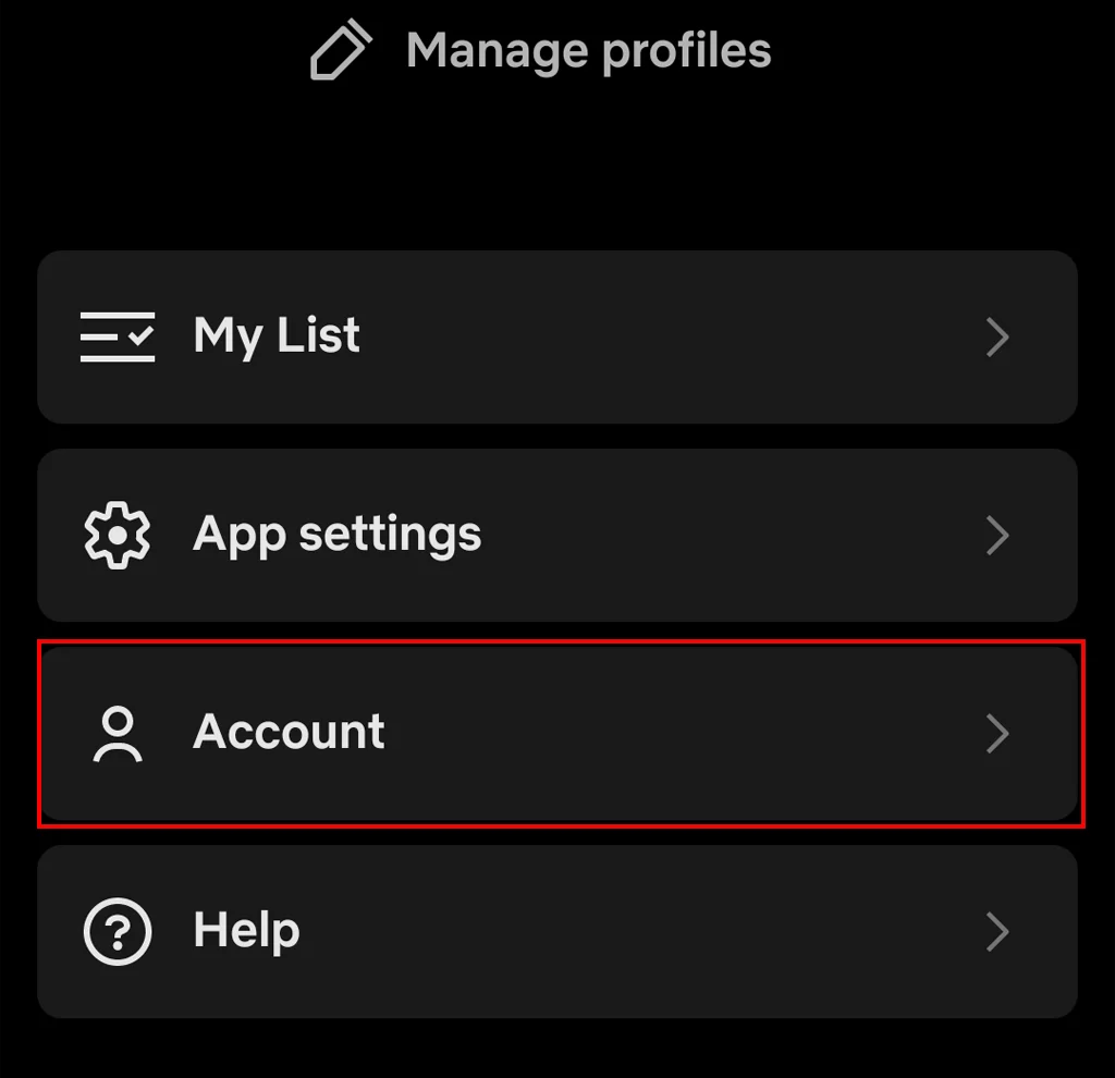 how to change netflix password