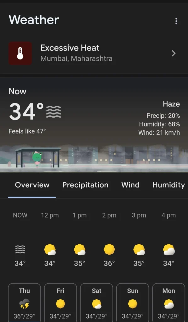weather today